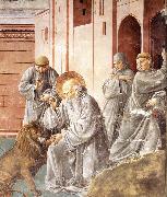 St Jerome Pulling a Thorn from a Lion's Paw sd GOZZOLI, Benozzo